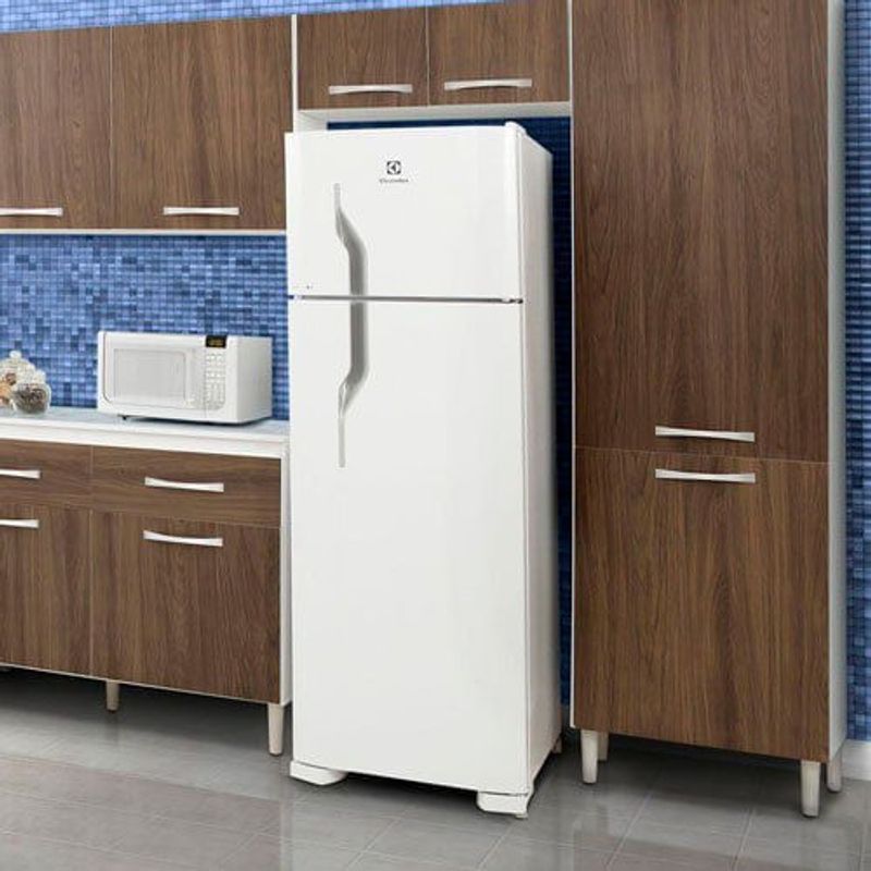 geladeira electrolux cycle defrost 260l super freezer duplex 127v branca (dc35a)