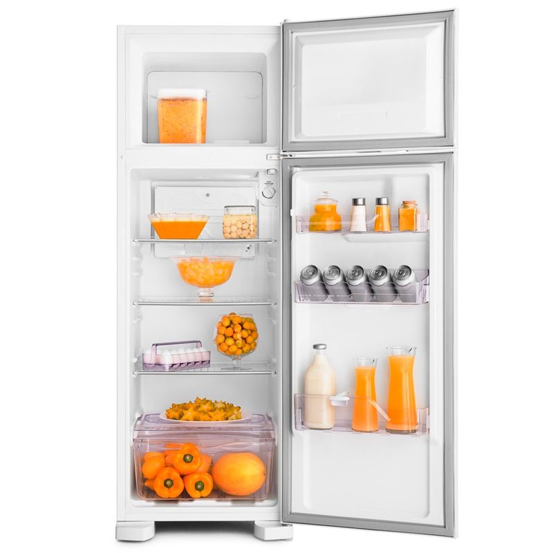 geladeira electrolux cycle defrost 260l super freezer duplex 127v branca (dc35a)
