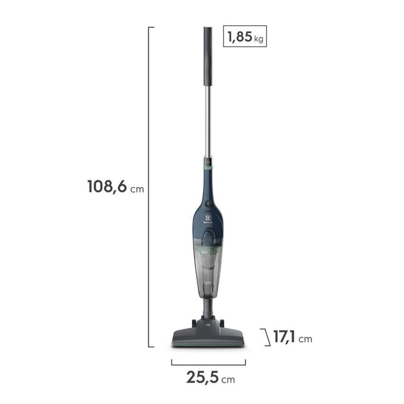 aspirador de pó vertical electrolux 2 em 1 1450w 127v azul stk14