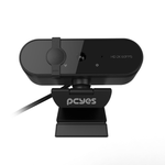 webcam pcyes raza 2k 1440p com microfone e tampa de privacidade rz2k01 (mp)