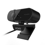 webcam pcyes raza 2k 1440p com microfone e tampa de privacidade rz2k01 (mp)