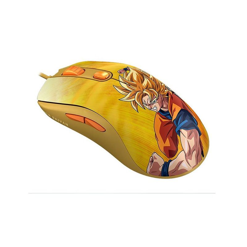 mouse gamer akko dragon ball super saiyajin gold 6 botões 12400dpi (mp)