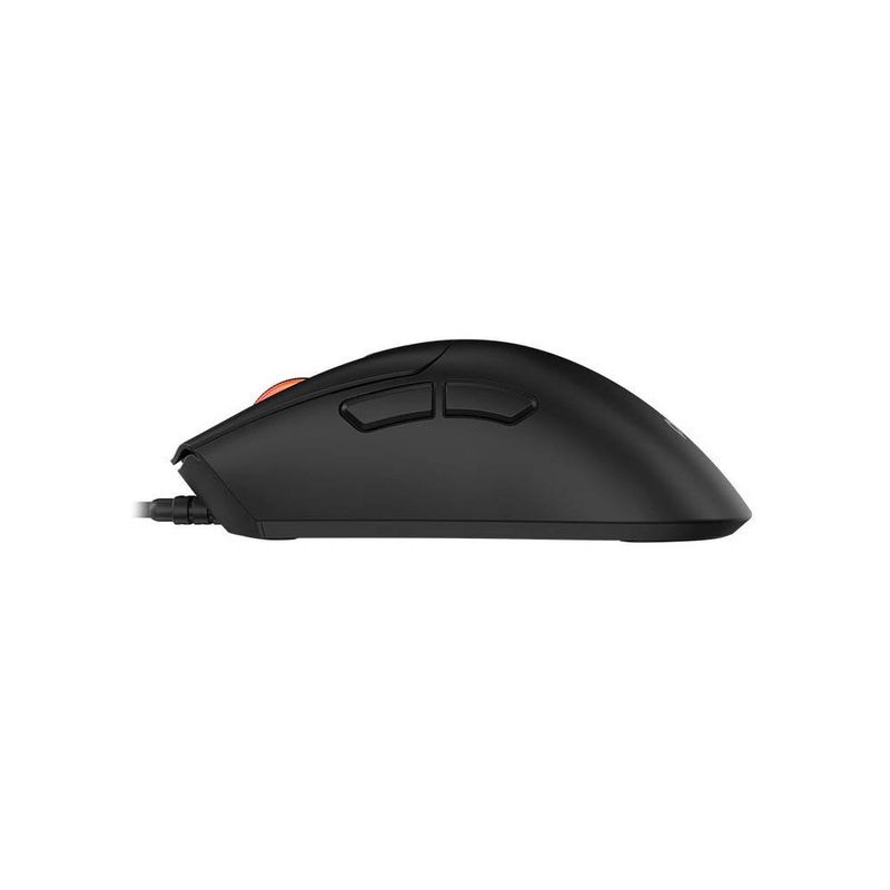 mouse gamer pcyes hydrus black vulcan 6 botões 12400dpi rgb pmghbv preto (mp)