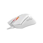 mouse gamer pcyes hydrus white ghost 6 botões 12400dpi rgb pmghwg branco (mp)