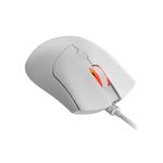 mouse gamer pcyes hydrus white ghost 6 botões 12400dpi rgb pmghwg branco (mp)