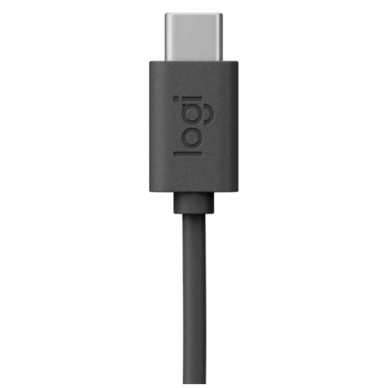 headset logitech stereo usb-c h390 981-001575 (mp)