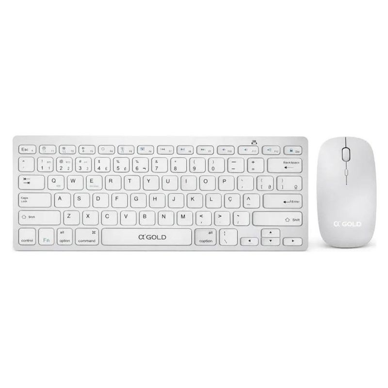 kit mini teclado e mouse sem fio a'gold modo duplo usb slim tcd-02a (mp)