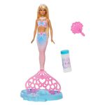 boneca mattel barbie sereia bolhas jlw56