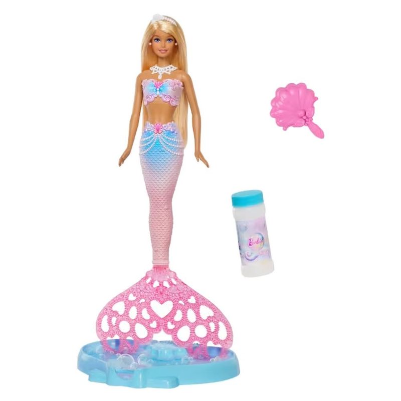 boneca mattel barbie sereia bolhas jlw56