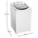 máquina de lavar consul branca 10kg cwb10bbana