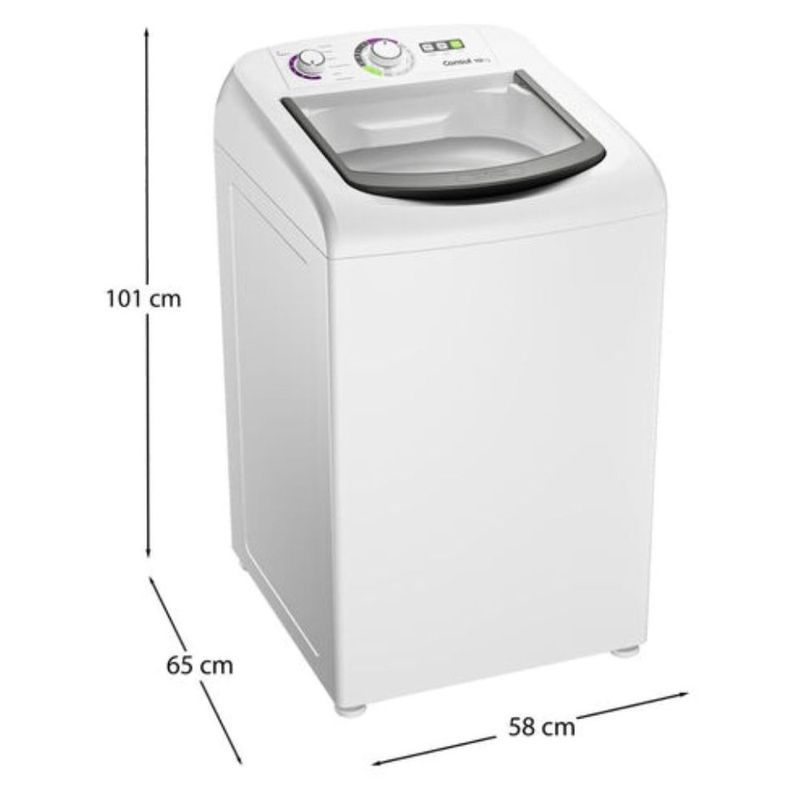 máquina de lavar consul branca 10kg cwb10bbana