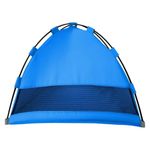 cabana para pet tubline 42x46x46cm azul 1196-n08 (mp)