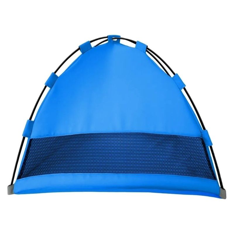 cabana para pet tubline 42x46x46cm azul 1196-n08 (mp)