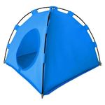 cabana para pet tubline 42x46x46cm azul 1196-n08 (mp)