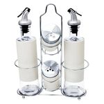 conjunto galheteiro hauskraft malone com suporte 4 peças glht-074 (mp)
