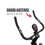bicicleta ergométrica importway spinning 8kg suporta até 120kg iwbes8vm (mp)