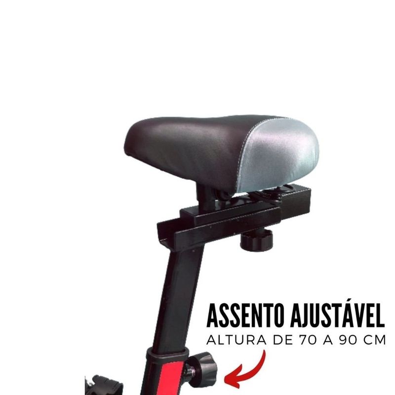 bicicleta ergométrica importway spinning 8kg suporta até 120kg iwbes8vm (mp)