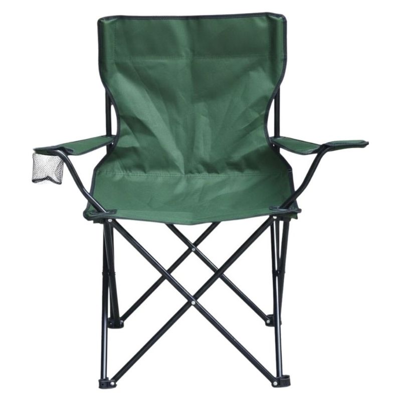 cadeira para camping importway dobrável 50x50x80cm verde (mp)