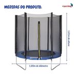 cama elástica importway 180x181cm iwce006 (mp)