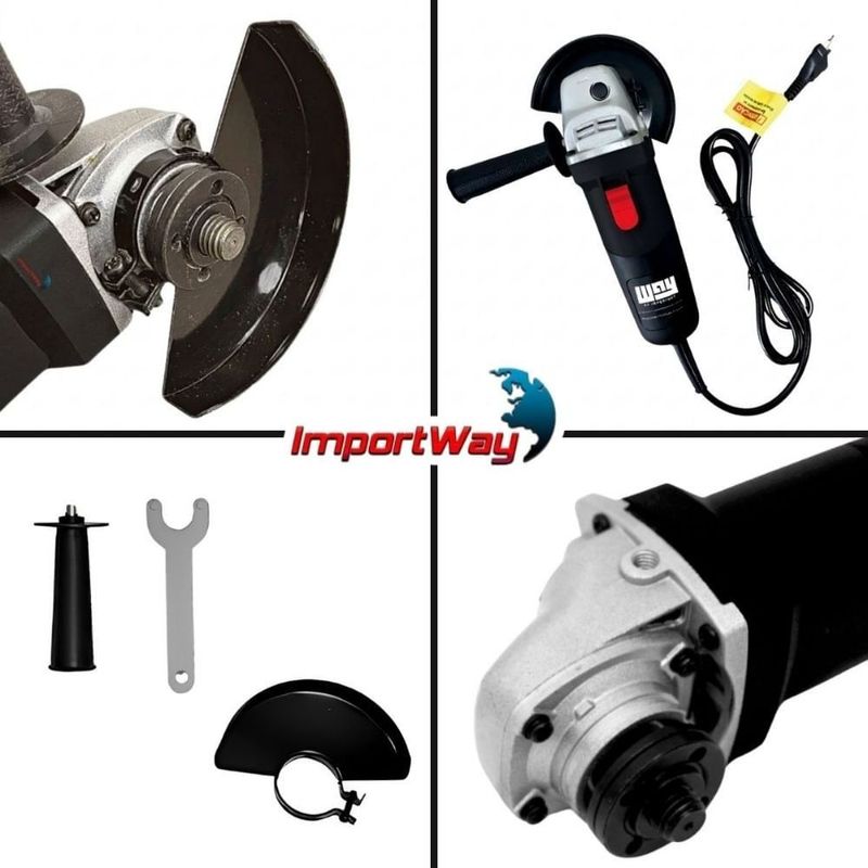 esmerilhadeira angular importway 127v iwea110 (mp)