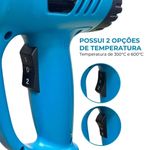 soprador térmico importway com acessórios 2000w 127v ta110 (mp)