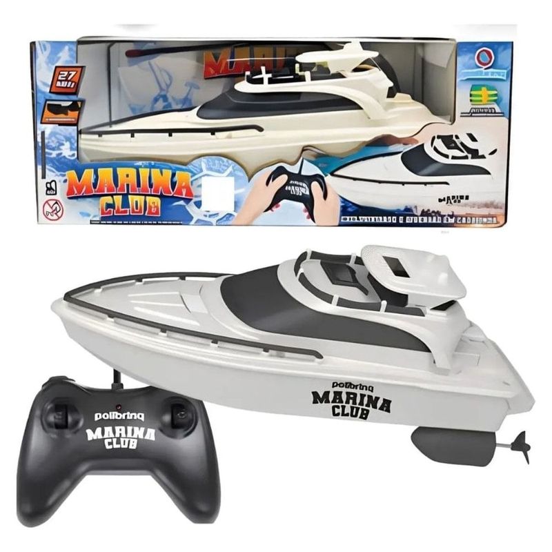 barco de controle remoto polibrinq marina club car2288 (mp)