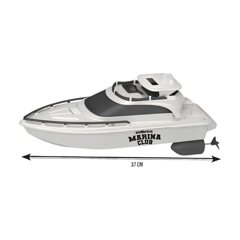 barco de controle remoto polibrinq marina club car2288 (mp)