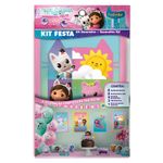 kit festa festcolor casa mágica da gabby 24 peças 113940 (mp)