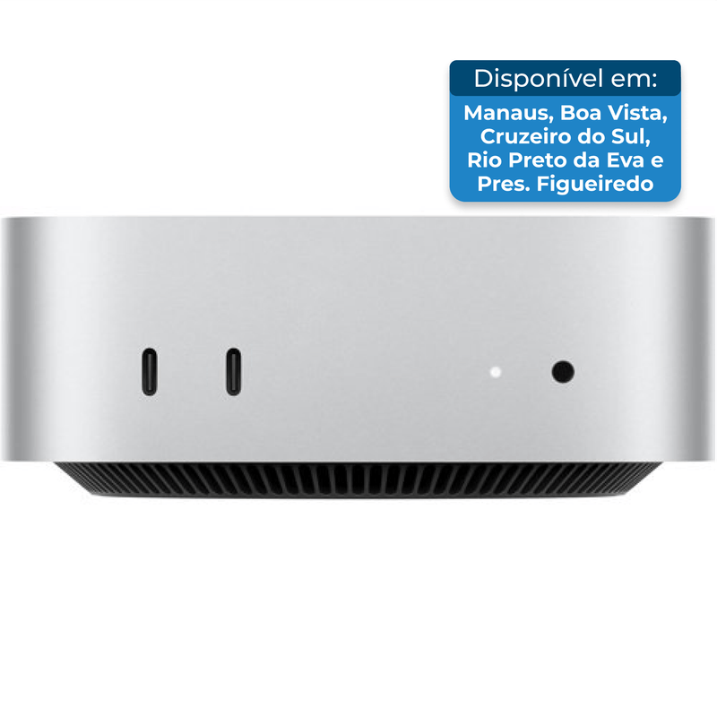 Mac Mini Chip M4 256GB SSD Prata Apple