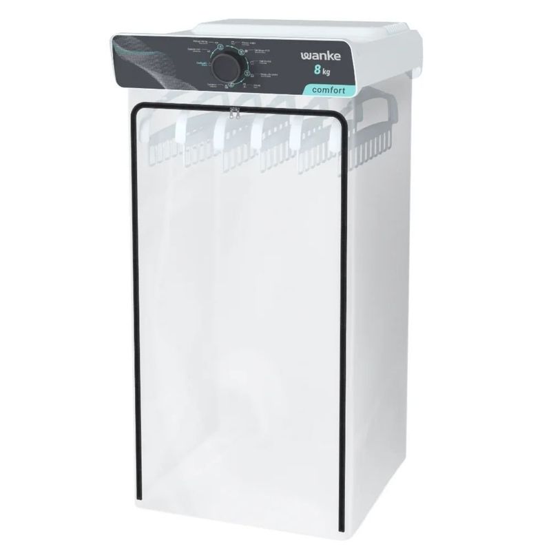 secadora de roupas wanke confort 8kg 127v swca080 branco (mp