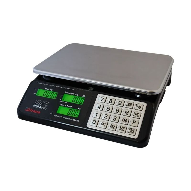 balança digital urano mira pro pop light 31kg (mp)