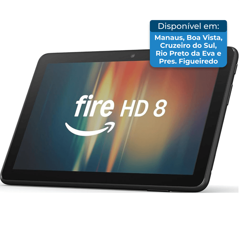 Tablet Amazon Fire HD 8 Polegadas 32GB 2024 Preto
