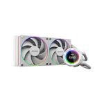 water cooler pcyes vision white ghost argb lcd 2.1" 240mm branco (mp)