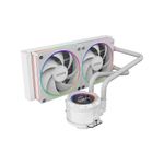 water cooler pcyes vision white ghost argb lcd 2.1" 240mm branco (mp)