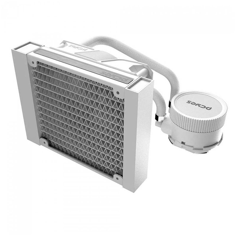 water cooler pcyes sangue frio 3 argb 120mm tdp 200w branco (mp)