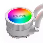 water cooler pcyes sangue frio 3 argb 120mm tdp 200w branco (mp)