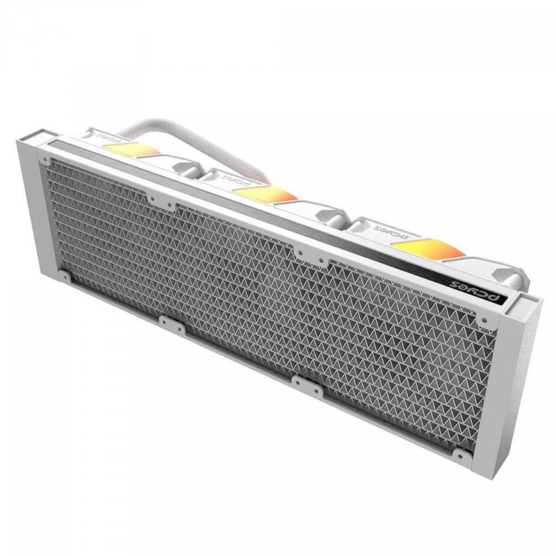 water cooler pcyes sangue frio 3 argb 360mm tdp 350w branco (mp)