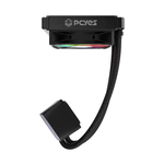 water cooler pcyes tundra black vulcan argb 120mm intel e amd (mp)