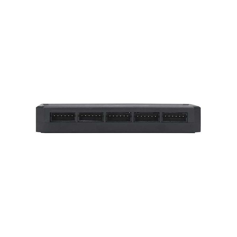controlador fan t-dagger rgb 6 pinos preto (mp)