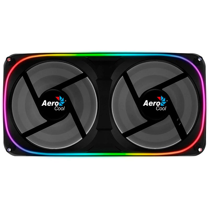 cooler gpu para gabinete aerocool astro 24 argb dual fan (mp)