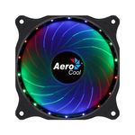 cooler fan para gabinete aerocool cosmo 12 frgb 120mm (mp)