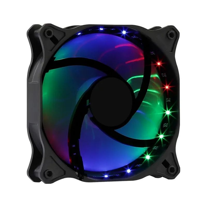 cooler fan para gabinete aerocool cosmo 12 frgb 120mm (mp)