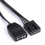 kit 3 cooler fan pcyes sangue frio 3 argb black vulcan 120mm (mp)