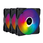 kit 3 cooler fan vinik v-ring 5.0 full blade led 120mm preto (mp)
