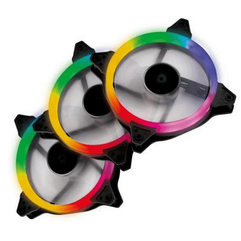 kit 3 cooler fan vinik v-ring 5.0 full halo led 120mm preto (mp)