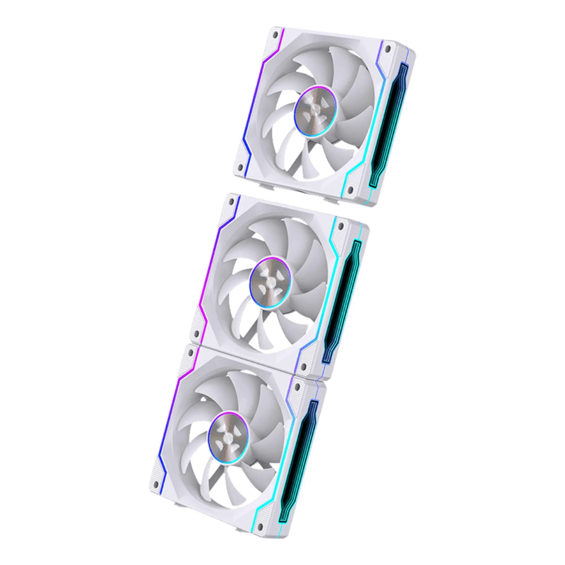 kit 3 cooler fan fortrek twister wireless argb branco (mp)