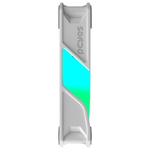 kit 3 cooler fan pcyes sangue frio 3 argb reverse 120mm branco (mp)