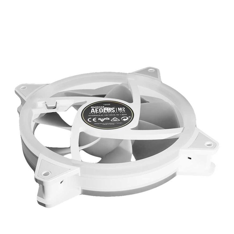 kit 4 cooler fan gamdias aeolus m2 rgb 120mm branco (mp)