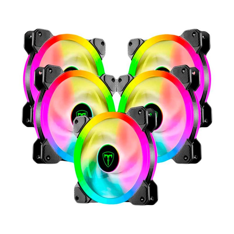 kit 5 cooler fan t-dagger rgb 120mm (mp)