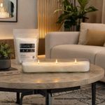 vela em pó tm sand candle parafina granulada sem fragrância branca 500g (mp)